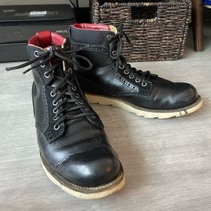 Puma high top leather sneakers size M 10